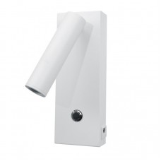 Φωτιστικό Τοίχου LED Θερμό Φως + USB Λευκό 43037-WH